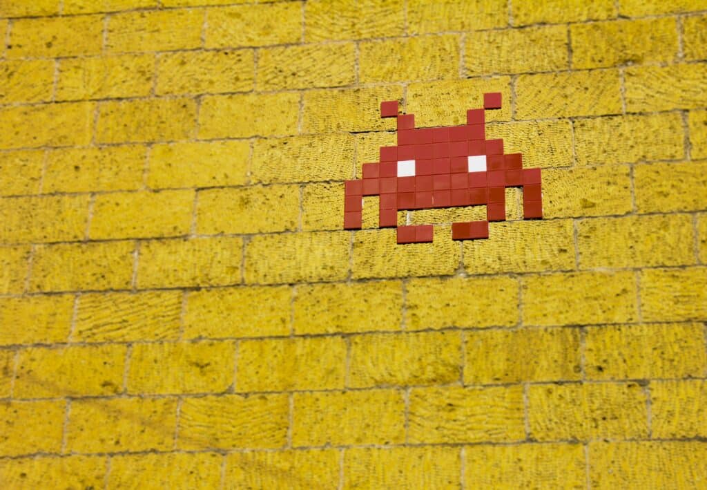 Space Invaders character